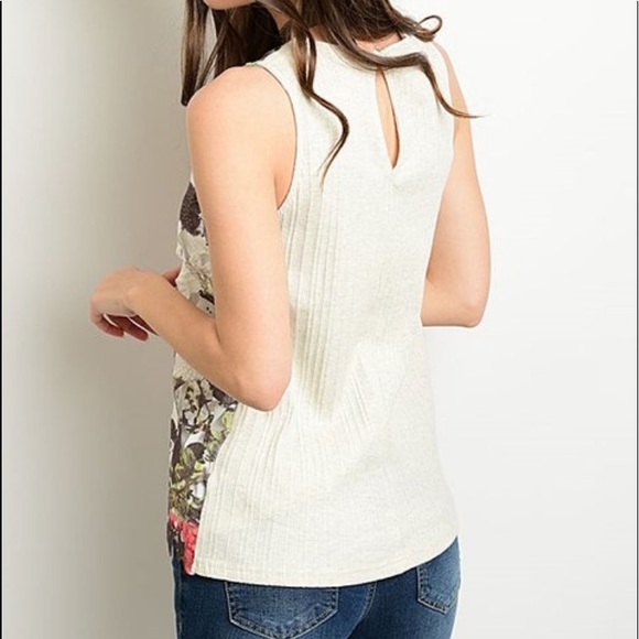 LAST DAY‼️ White Floral Lace Tank - Picture 2 of 8